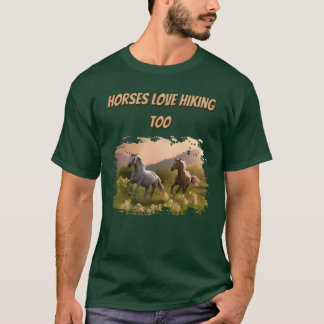T-shirt Cheval Love Hikingoo ami