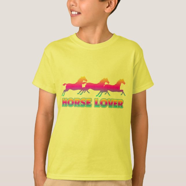 T-shirt Cheval Lover (Devant)