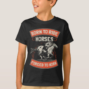 T-shirt Cheval Lover Cadeau Femmes équestre Fille cheval H