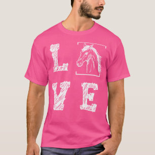 T-shirt Cheval Lover Cadeau Sport Cheval