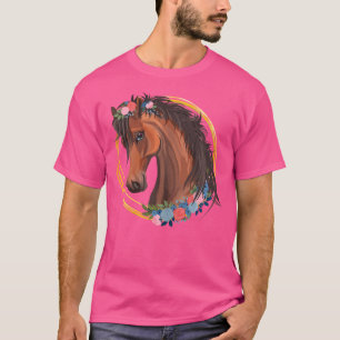T-shirt Cheval Lover Chemise Filles Horseback équitation E