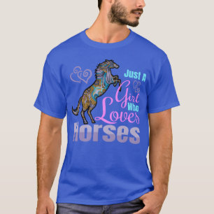 T-shirt Cheval Lover Juste Une Fille Qui Aime Horses fille