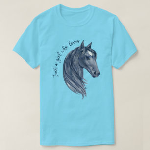 T-shirt Cheval Lover Juste Une Fille Qui Aime Les Chevaux