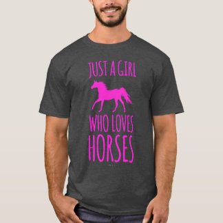 T-shirt Cheval Lover Juste Une Fille Qui Aime Les Chevaux 