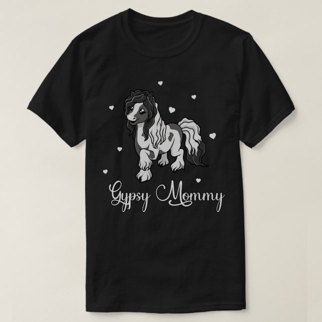 T-shirt Cheval Lover maman tzigane (Design devant)