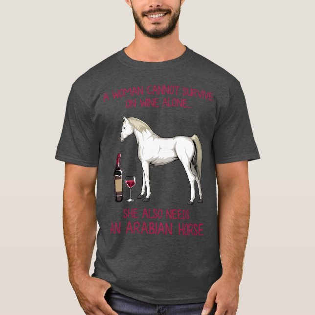 T-shirt Cheval Lover Vin Lover garçon (Devant)