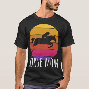 T-shirt Cheval Maman Horse Racing Cadeau Cheval Race tina