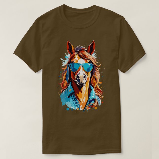 T-shirt Cheval mignon (Design devant)