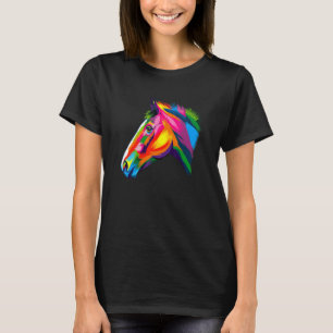T-shirt Cheval Mignon Animal Compagnon Propriétaire Équit