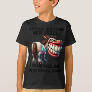 T-shirt Cheval Mignon Avec L'âge Vient De Nouvelles Compét