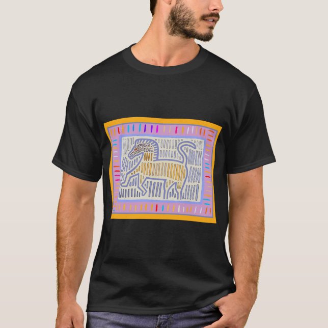 T-shirt Cheval Mola de l'île de San Blas (Devant)