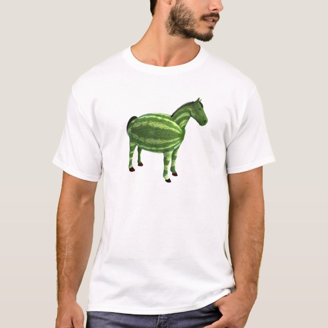 T-shirt Cheval national de jour de pastèque (Devant)