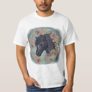 T-Shirt Cheval Noir de Bellflower