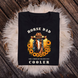 T-shirt Cheval Papa Comme Papa Régulier Juste Comme Glaciè
