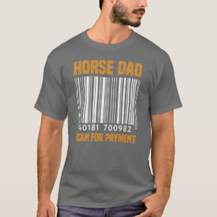 T-shirt Cheval Papa Recherche Le Paiement Equestre Papa Ho