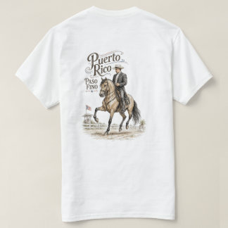 T-shirt Cheval Paso Fino de Porto Rico Nuestra Herencia