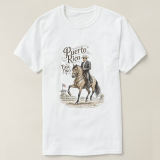 T-shirt Cheval Paso Fino Porto Rico