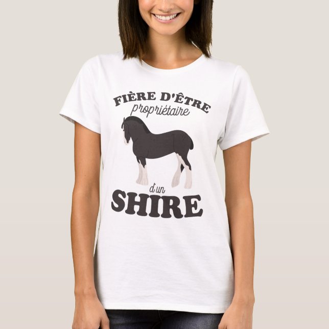T-shirt Cheval percheron 2 (Devant)