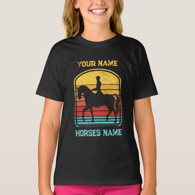 T-shirt Cheval personnalisé (Devant)