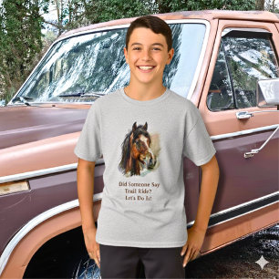 T-shirt Cheval personnalisé pour enfant
