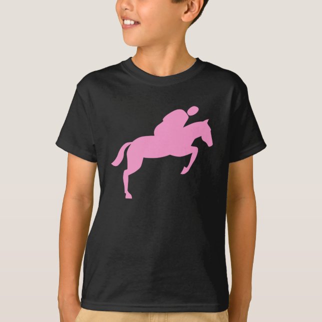 T-shirt Cheval - Pink (Devant)