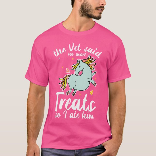 T-shirt Cheval Plus de blagues Plus de friandises Filles d (Devant)