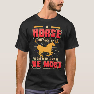T-shirt cheval poney dressage équitation cheval cavalier h