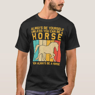 T-shirt Cheval pour hommes femmes cheval   Course de cheva