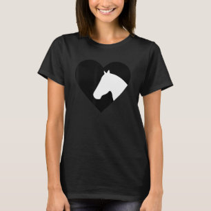 T-shirt Cheval Présent Pour Les Filles Femmes Qui Aiment L