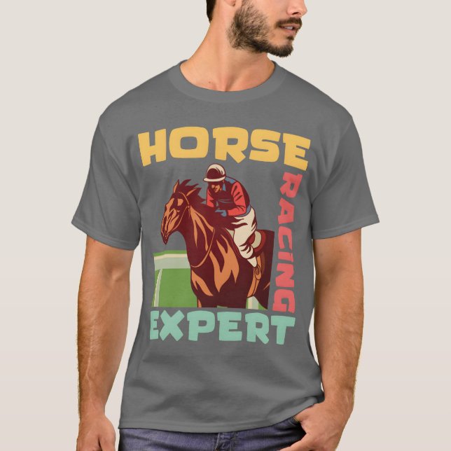 T-shirt Cheval Racing Epert Horseback Horse Ride Cheval Vi (Devant)