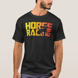 T-shirt Cheval Racing Equestrian Love