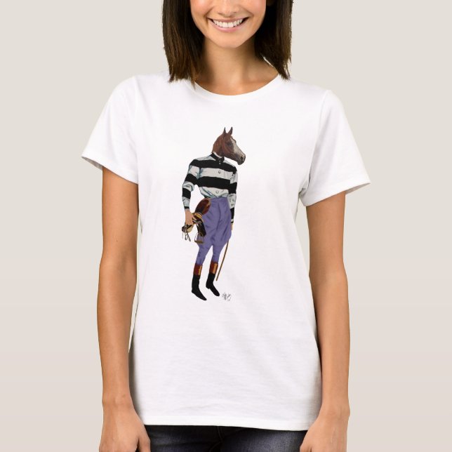 T-shirt Cheval Racing Jockey Full 2 (Devant)
