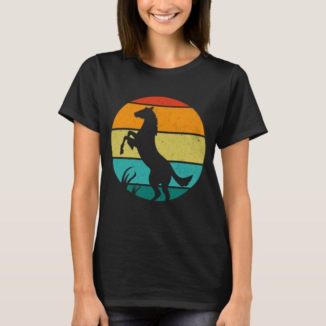 T-shirt Cheval rétro (Devant)