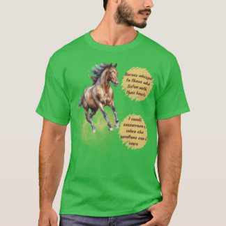 T-shirt Cheval Rétro de la sagesse
