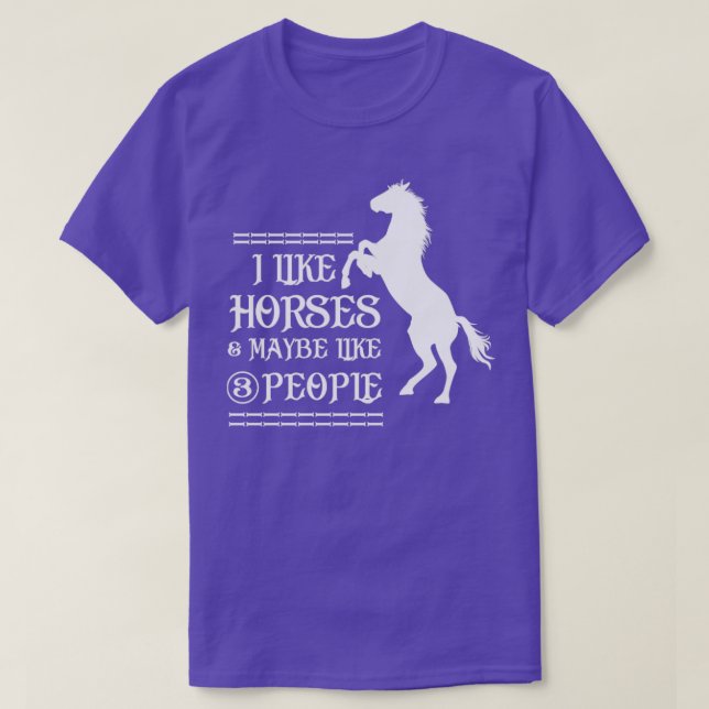 T-shirt Cheval Rider Cadeau Cheval (Design devant)