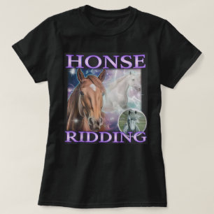 T-shirt Cheval Ridicule Drôle Mème Hommes Femmes