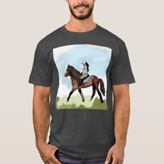 T-shirt Cheval Riding