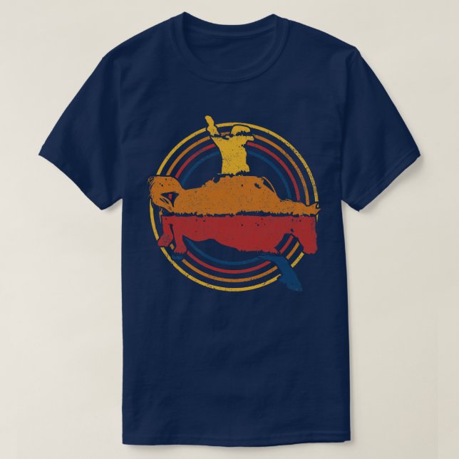 T-shirt Cheval Rodeo Cowboy équitation 2 (Design devant)