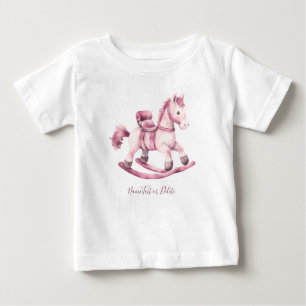 T-shirt Cheval Rosé