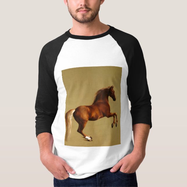 T-SHIRT CHEVAL ROUGE (Devant)