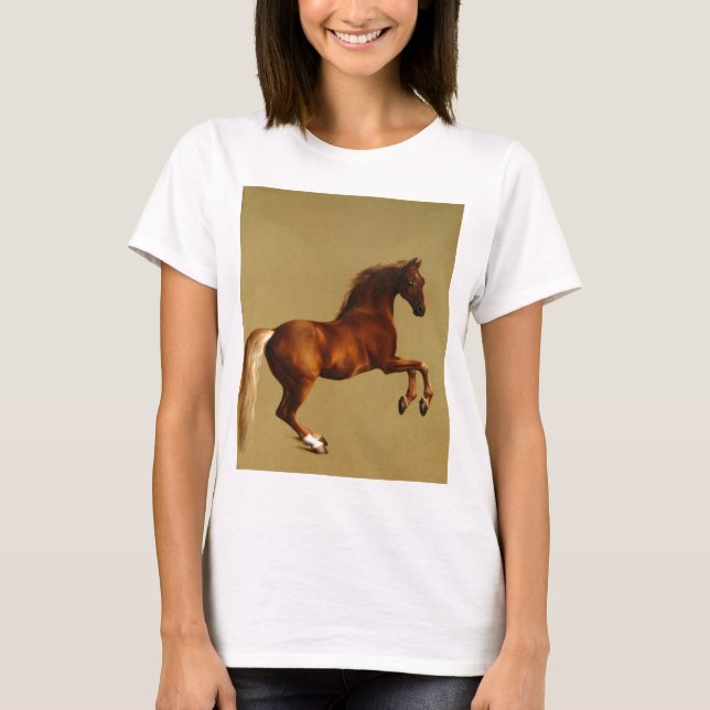 T-SHIRT CHEVAL ROUGE (Devant)