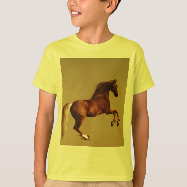 T-SHIRT CHEVAL ROUGE (Devant)