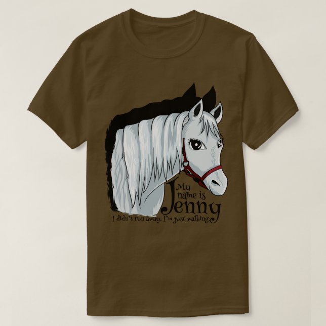 T-shirt Cheval sans nom (Design devant)