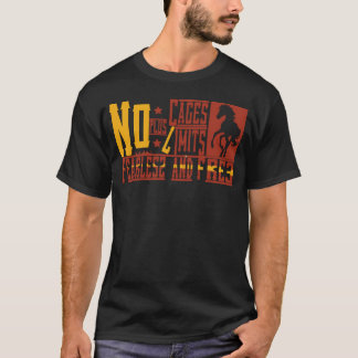 T-shirt Cheval sans peur et libre vintage