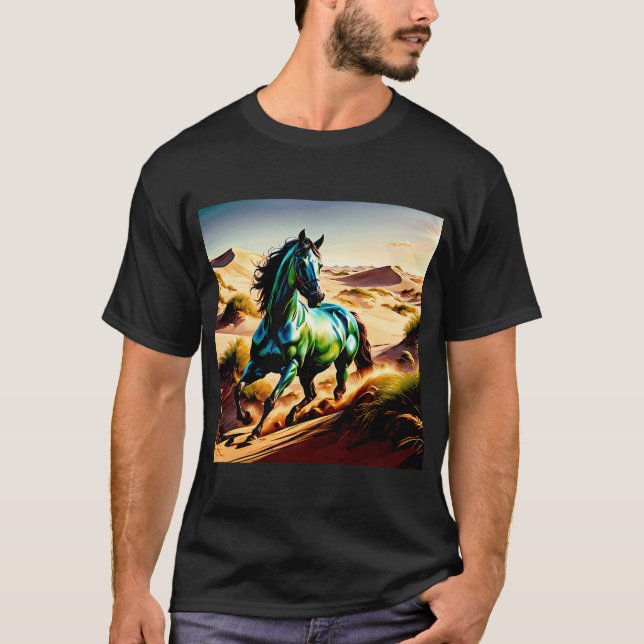 T-shirt Cheval sauvage (Devant)
