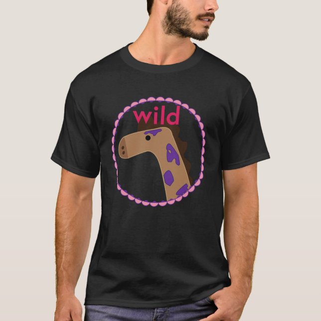 T-shirt Cheval sauvage (Devant)