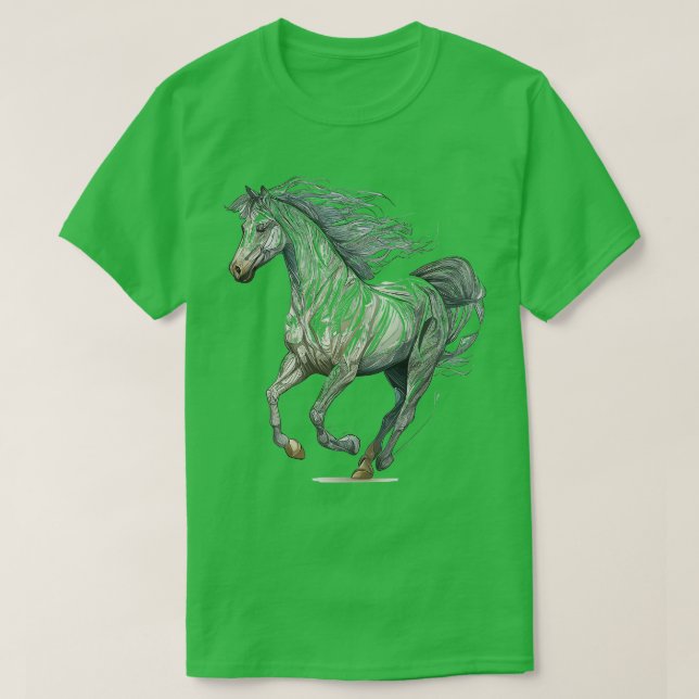 T-shirt Cheval sauvage 4 (Design devant)