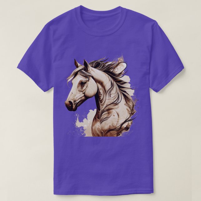 T-shirt Cheval sauvage 7 (Design devant)
