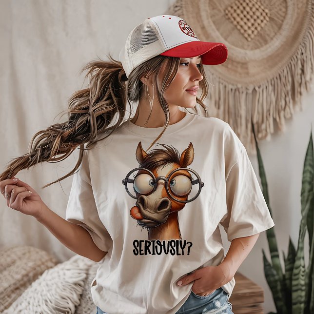 T-shirt Cheval Sérieusement Ridicule (Créateur téléchargé)