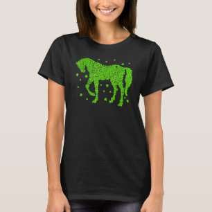 T-shirt Cheval Shamrock Équitation équitation Equestre Pat